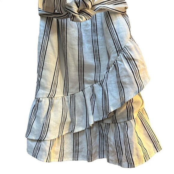Annabelle The Collection 100% Linen Dress Striped Layered Women's Size XS - Picture 5 of 10